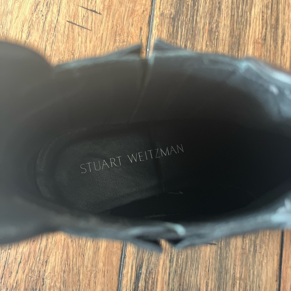 Stuart Weitzman Black Leather Chelsea Boot - Picture 7 of 7